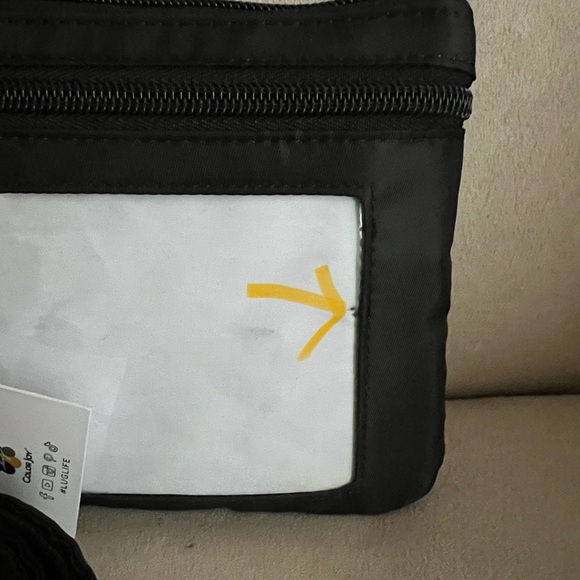 NWT Lug Peekaboo Convertible Crossbody Bag in Midnight Black - Picture 4 of 12